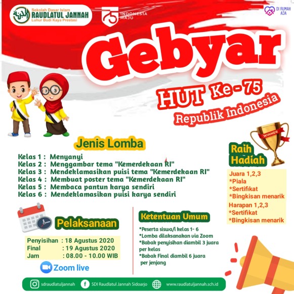 AGENDA SDI RAUDLATUL JANNAH 2020