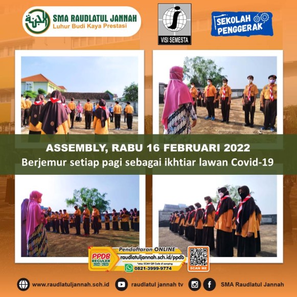 BERJEMUR SEBAGAI IKHTIAR LAWAN COVID 19